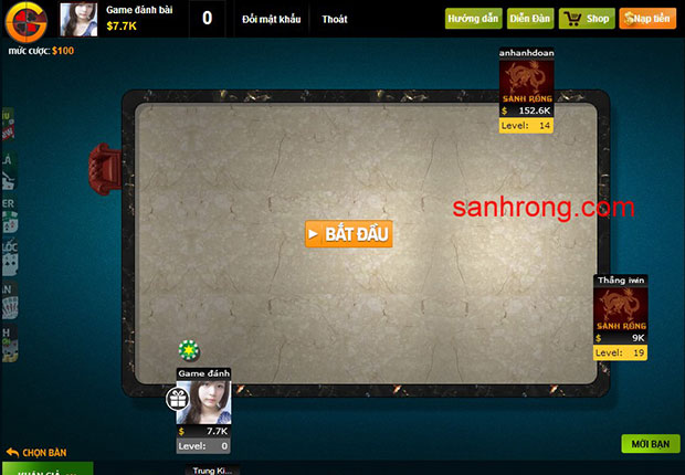 Sảnh Rồng - 04 thủ thuật cần biết khi chơi game đánh bài