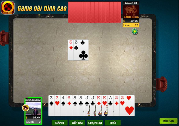 www.123raovat.com: soi những cách chơi trong game tiến lên miền nam