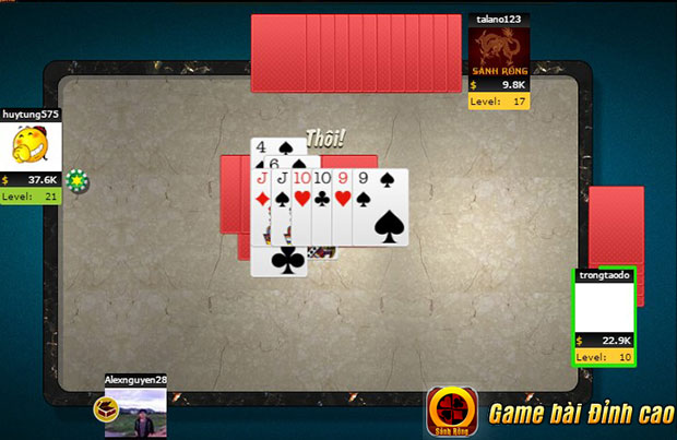 www.123raovat.com: soi những cách chơi trong game tiến lên miền nam